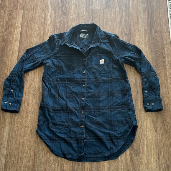 Carhartt Other - Carhartt Men's Dark Blue Casual Shirt